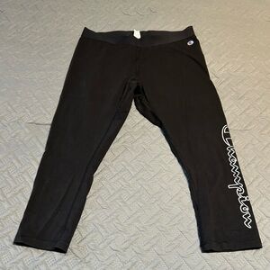 Champion Workout Capri Knit Pants Women Size XL